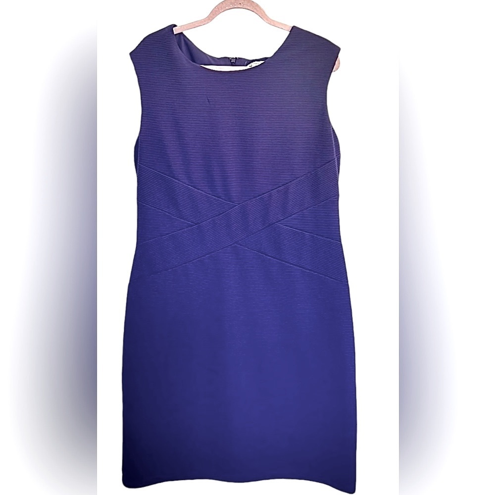 Liz Claiborne Plus Size 16 body contouring dress in purple Y2K